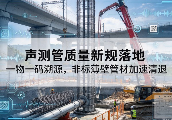 武乡声测管质量新规落地，一物一码溯源，非标薄壁管材加速清退