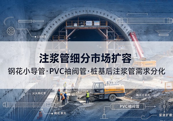 武乡注浆管细分市场扩容，隧道钢花小导管、PVC 袖阀管、桩基后注浆管需求分化