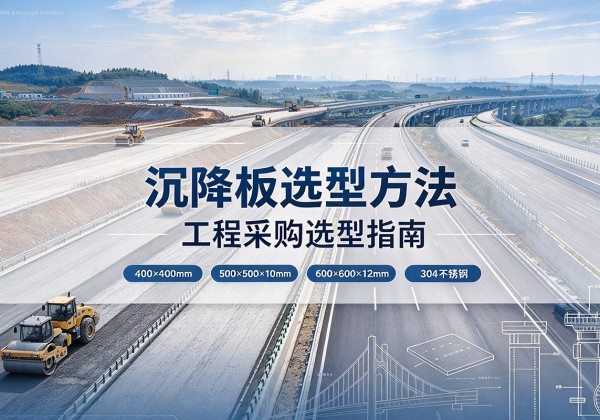 武乡沉降板选择方法